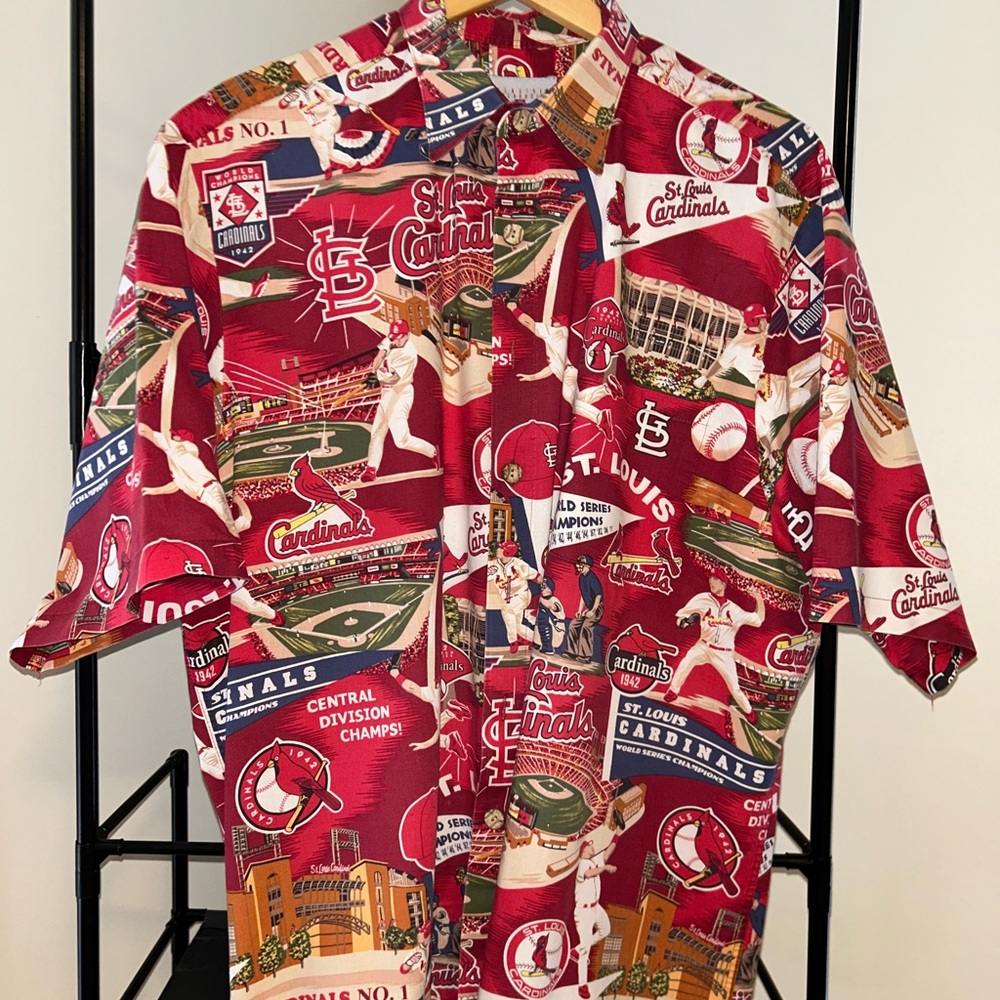 St. Louis Cardinals Red Graphic Men's Shirt